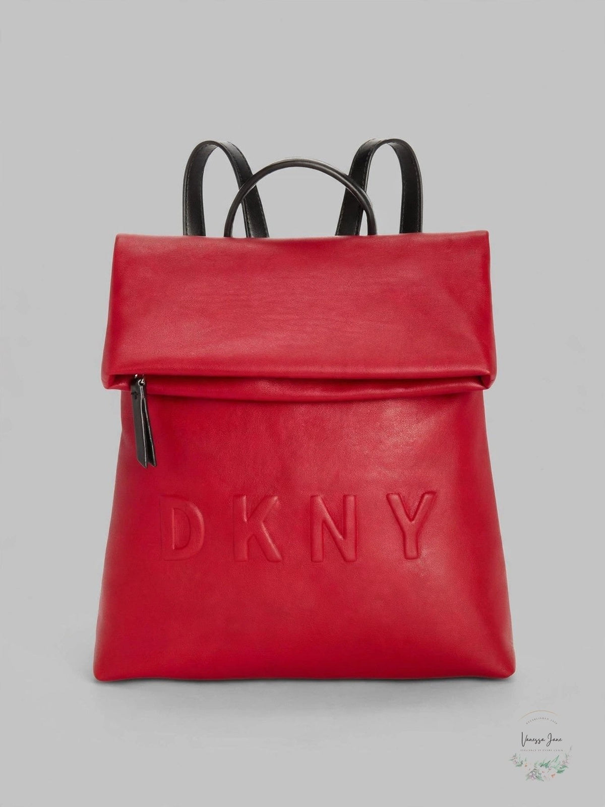 DKNY Womens Tilly Debossed Logo Medium Backpack