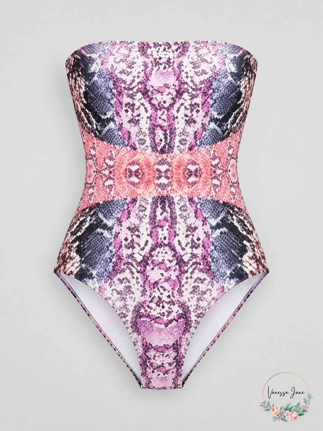 Bar III Multi Mixed Messages Printed One-Piece Swimsuit, Us Small