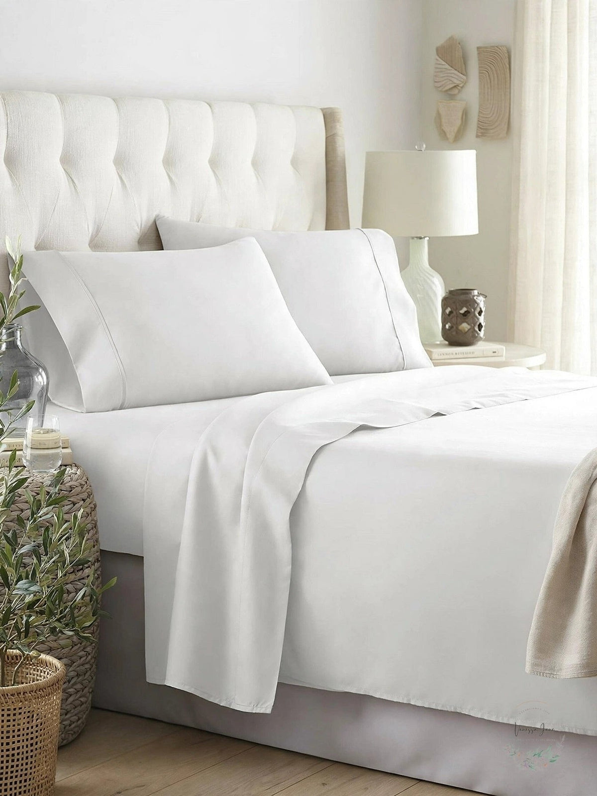 Brixton Ave 1200 Thread Count Triblend 6Pc Sheet Set