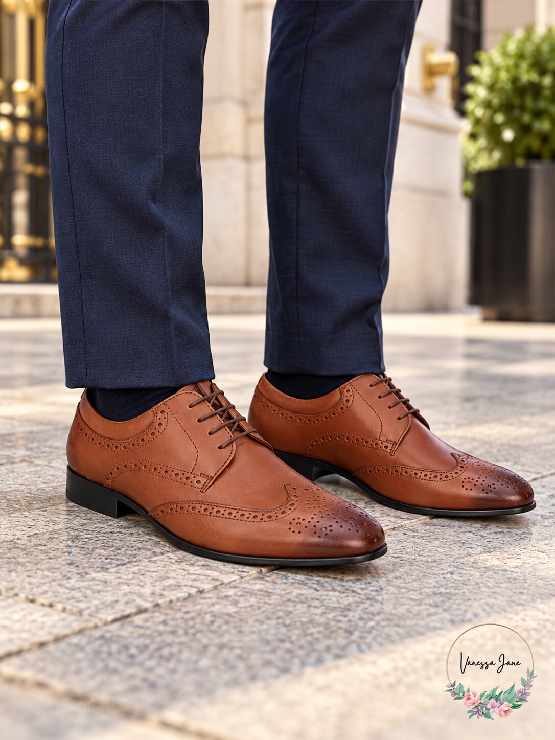 Kenneth Cole Reaction Mens Zeke Wingtip Oxfords Mens Shoes