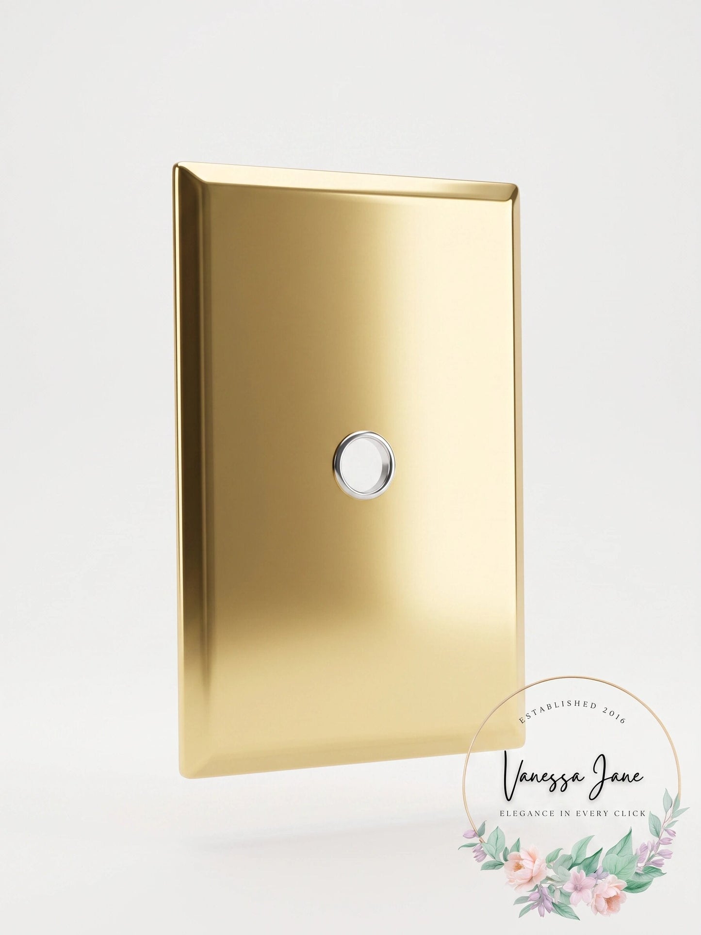 Alno A610-38 Traditional 2-1/4 Long Escutcheon Backplate for Cabinet Knob
