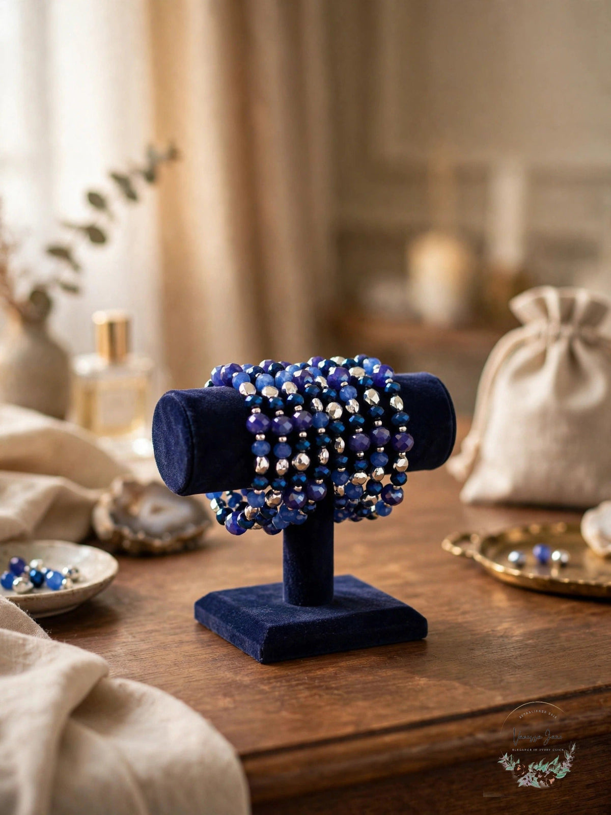 Style and Co Beaded Coil Bracelet