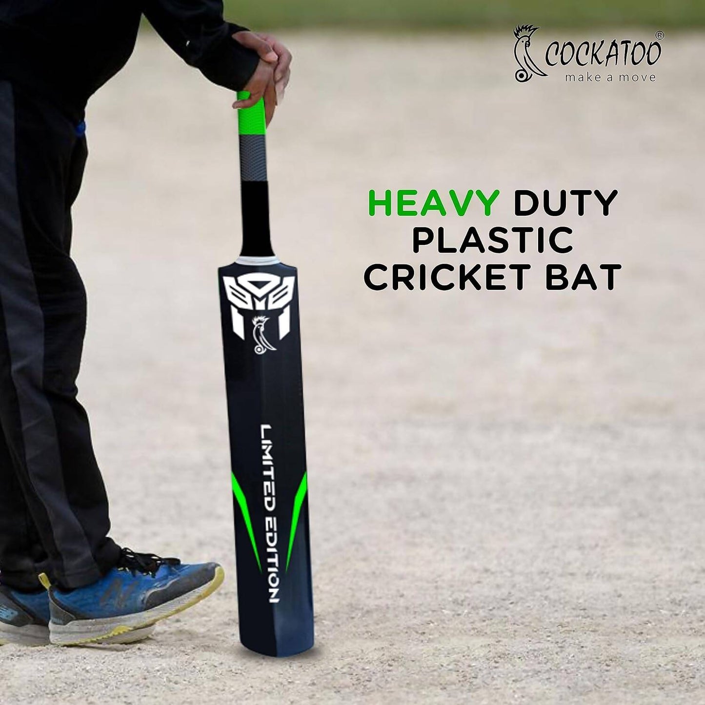 Cockatoo Destructor Plastic Cricket Bat