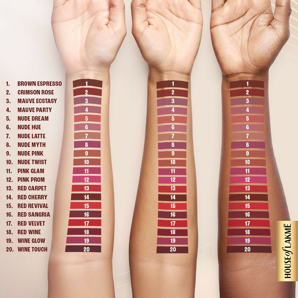 Lakme Ultimate Glam Matte Liquid Lipstick - Muave Ecstasy