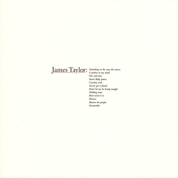 James Taylor's Greatest Hits (Vinyl) | Mint (M) Mint (M)