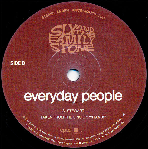 Everyday People (7" VINYL) | Mint (M) Mint (M)