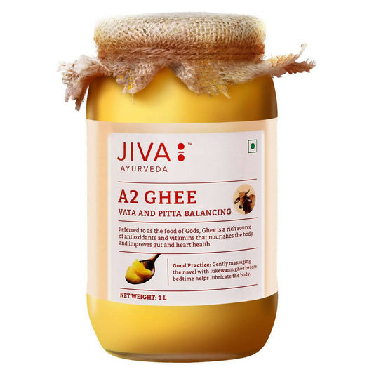 Jiva Ayurveda A2 Gir Cow Ghee | 100% Gir Cow Ghee | Vedic Bilona Method Ghee