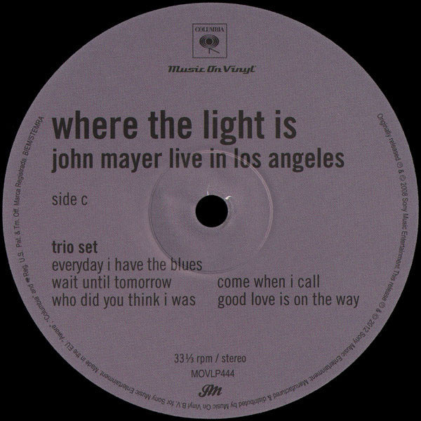 Where The Light Is: John Mayer Live In Los Angeles | Mint (M) Mint (M)