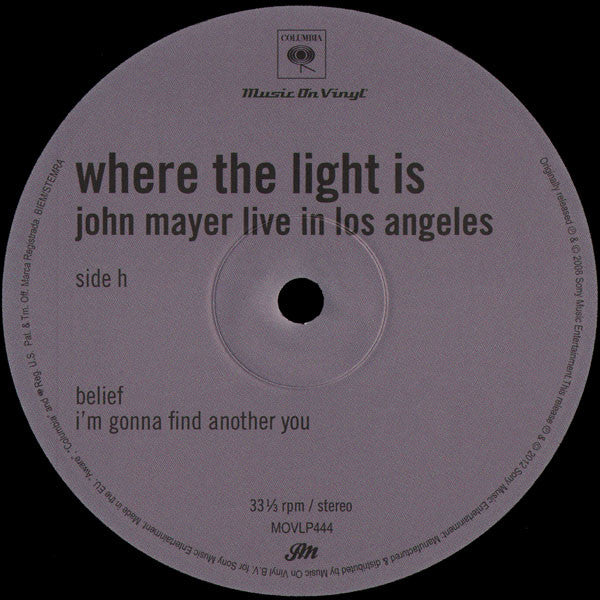 Where The Light Is: John Mayer Live In Los Angeles | Mint (M) Mint (M)