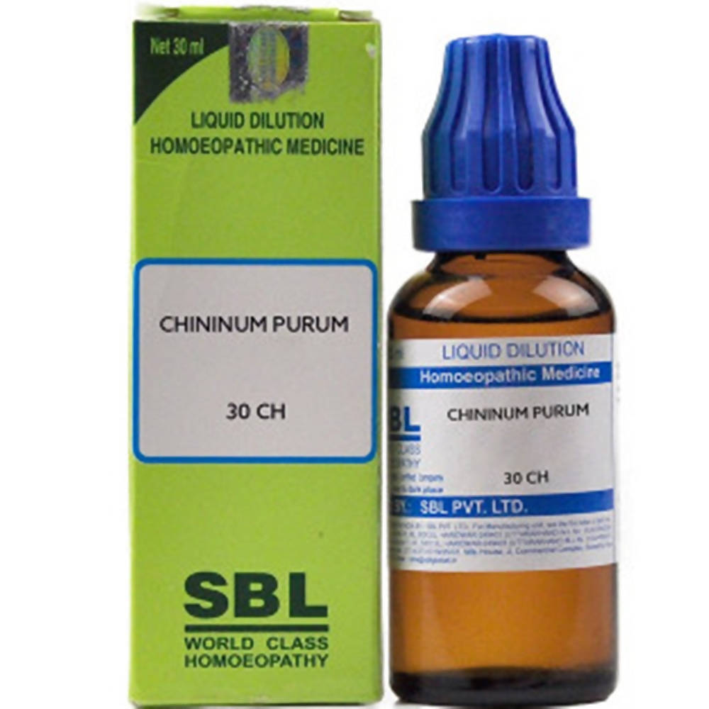 SBL Homeopathy Chininum Purum Dilution