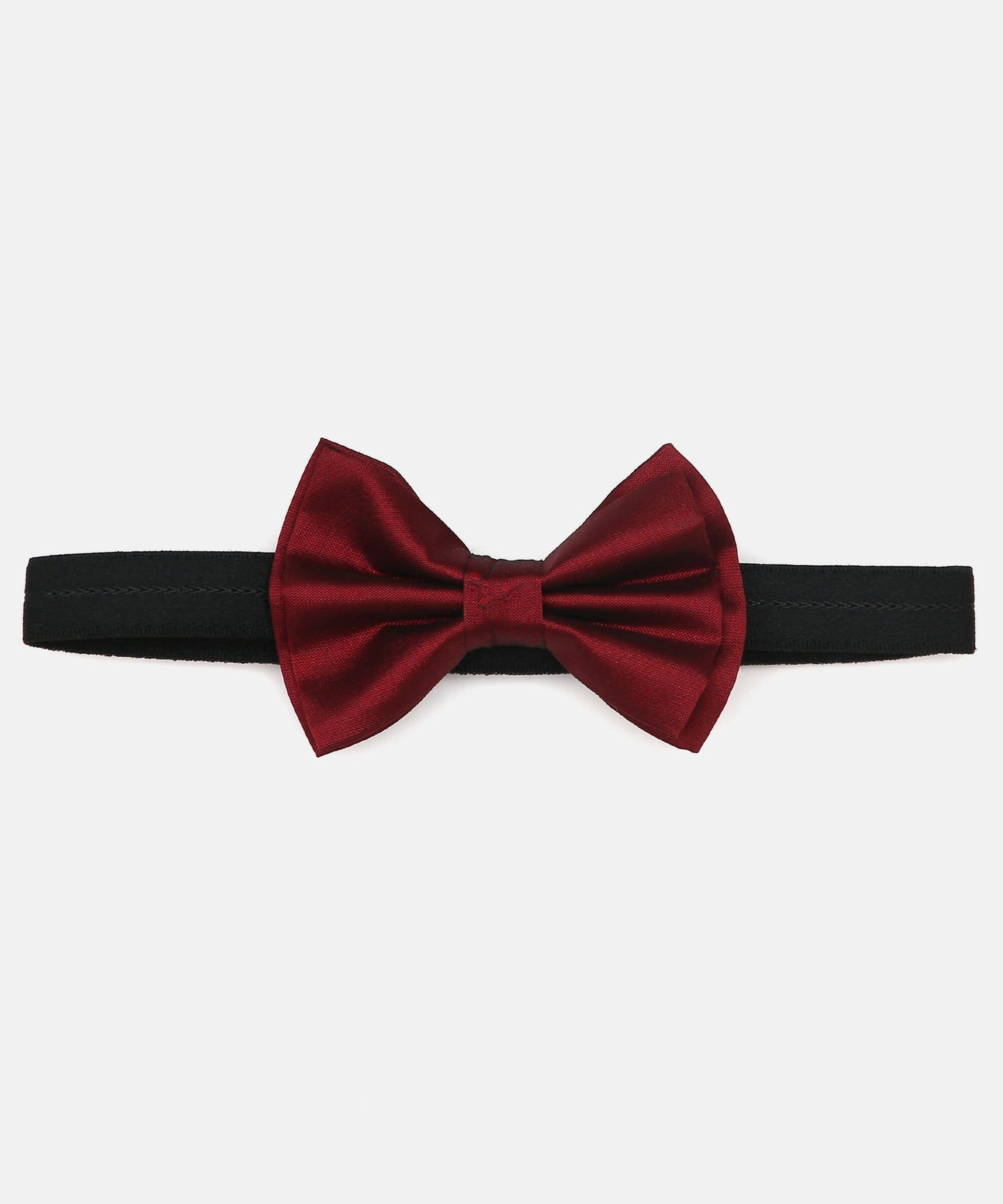Manet Boys Solid Double Layer Bow - Maroon