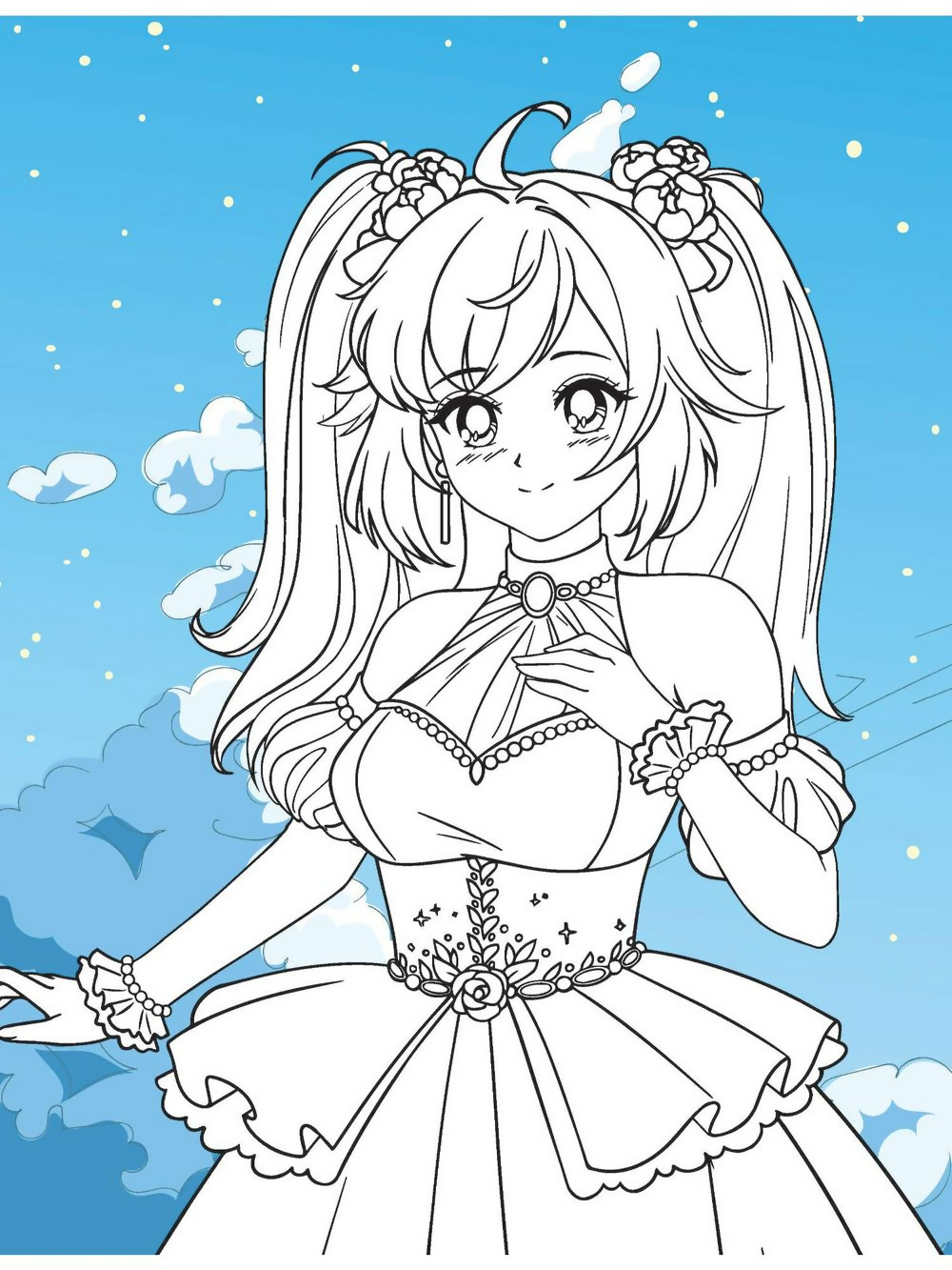 Dreamland Publications Colour Your Own Manga Book 1 With Free Manga Colouring Poster For Kids