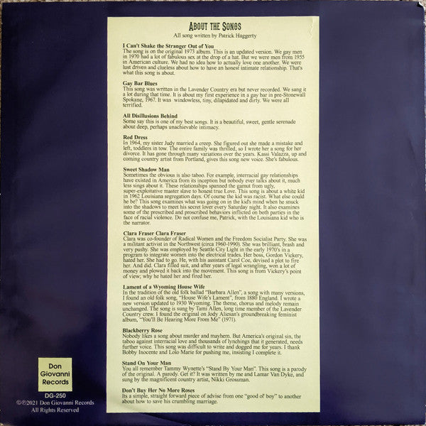 Blackberry Rose And Other Songs & Sorrows From Lavender Country | Mint (M) Mint (M)