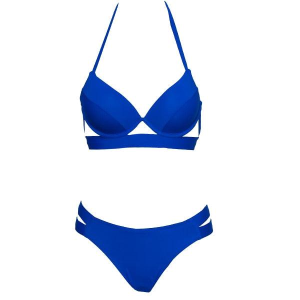 Bikinis Women Summer Swimsuit Strapless Bandage Bathing Suits