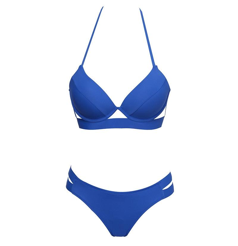Bikinis Women Summer Swimsuit Strapless Bandage Bathing Suits