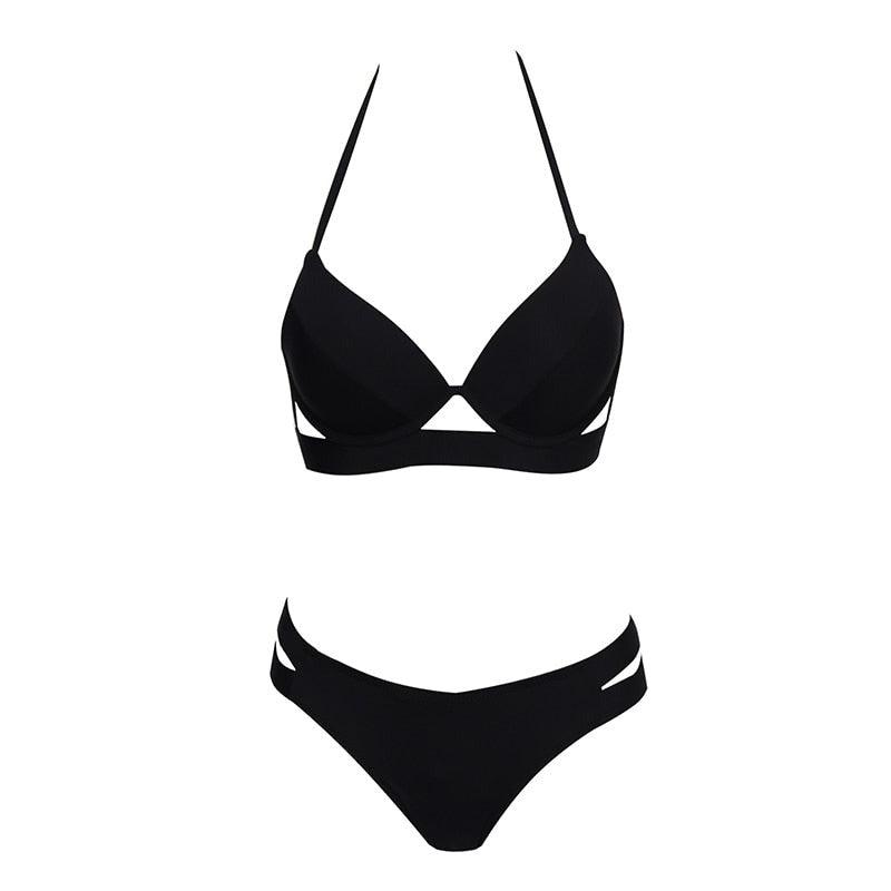Bikinis Women Summer Swimsuit Strapless Bandage Bathing Suits