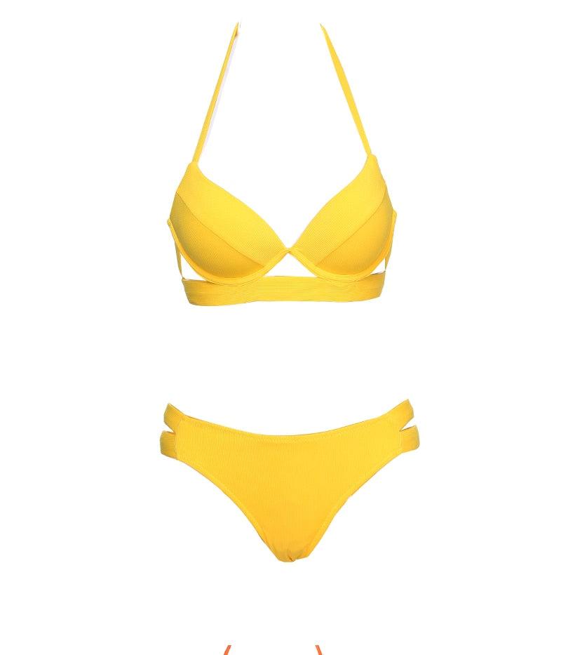Bikinis Women Summer Swimsuit Strapless Bandage Bathing Suits