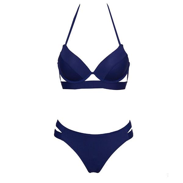 Bikinis Women Summer Swimsuit Strapless Bandage Bathing Suits