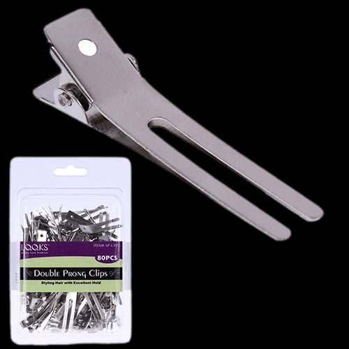 LQQKS DOUBLE PRONG CLIPS 40CT