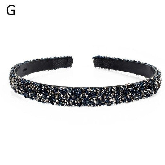 Luxury Crystal Pearl Rhinestone Headbands Fashion Women Hair Accessories Headdress Padded Hairbands Hair Bands Sparkly Hair Hoop Gorgeous Hair Accessories For Women