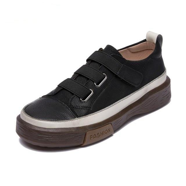 Luxury Leather New Genuine Casual Women Fashion Sneakers