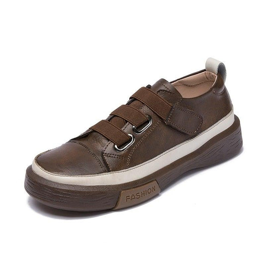 Luxury Leather New Genuine Casual Women Fashion Sneakers