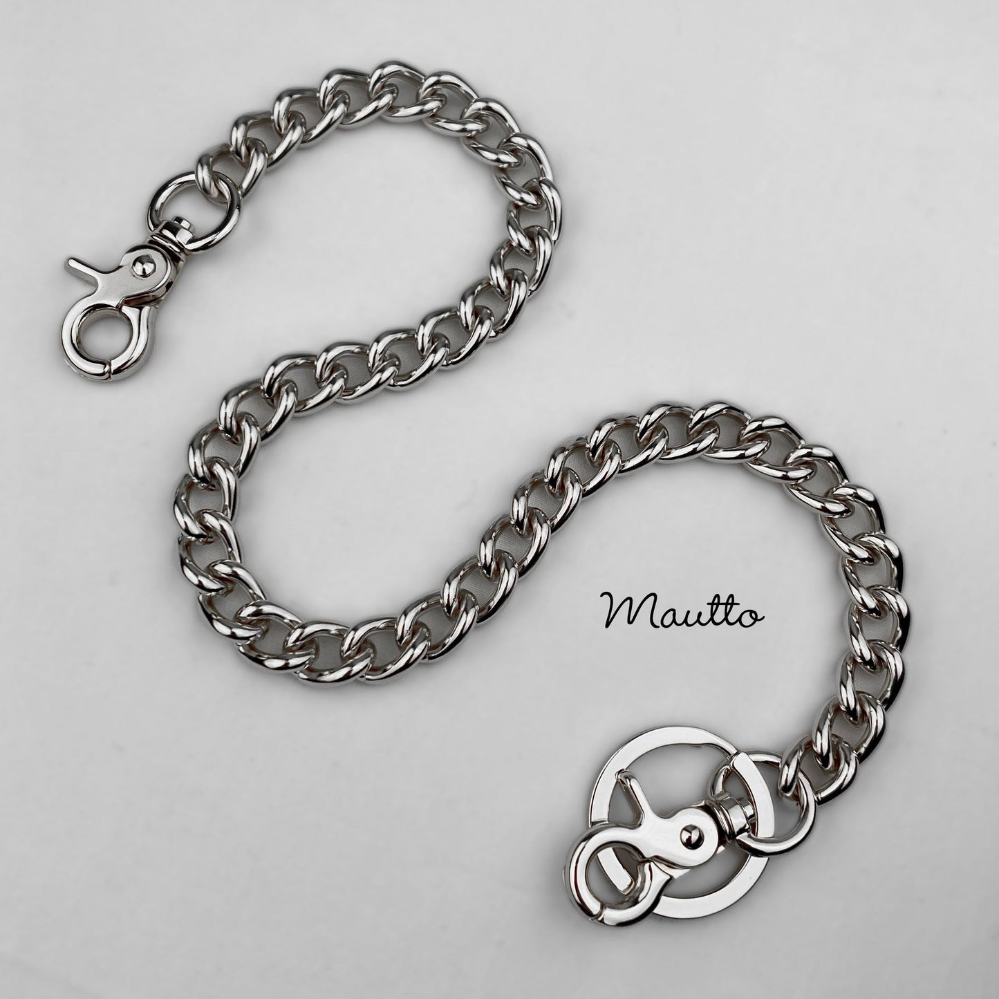 Heavy-duty Wallet Chain / Key Tether - Standard & Long Lengths - Removable Keyring