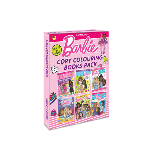 Dreamland Barbie Copy Colouring Books Pack (A Pack of 6 Books)