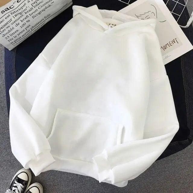 Man Sweatshirt With A Hood Hoodies Ladies Long Sleeve Casual Warm Hoodie Pullover Clothes Unisex Solid Color Print Hoodie Casual Long Sleeve Pullover Hoodie