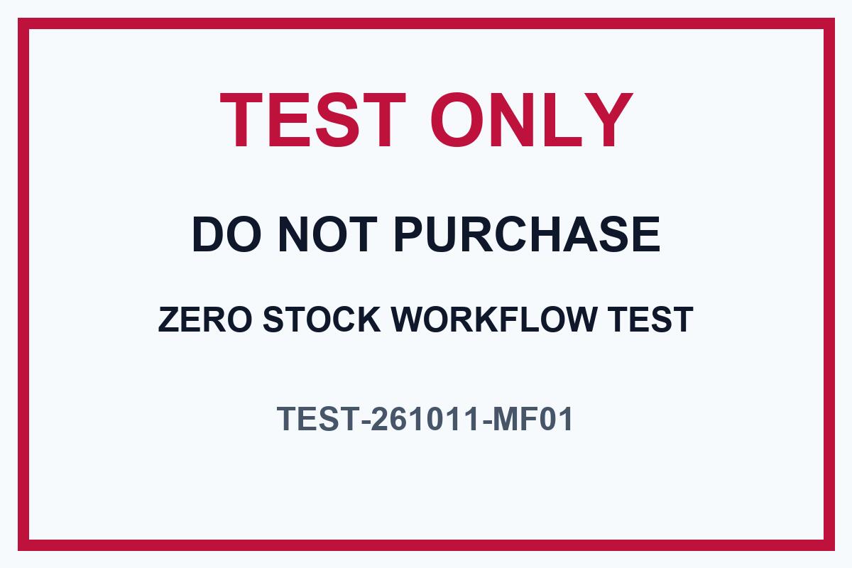 TEST ONLY Master to Shopify DO NOT PURCHASE