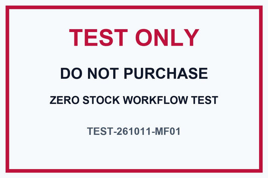TEST ONLY Master to Shopify DO NOT PURCHASE