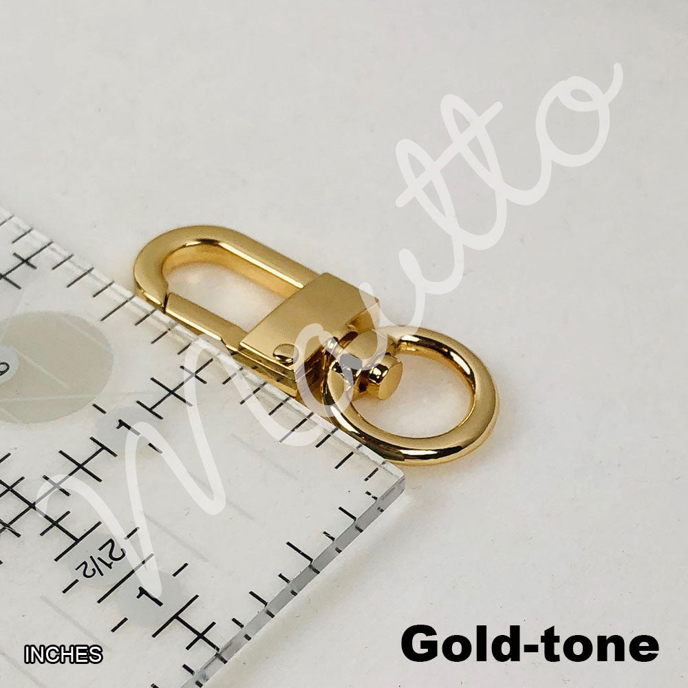 Bag Charm Chain - Mini Curb Chain with Diamond Cut Accents - Key Tether or Handbag Charm Accessory
