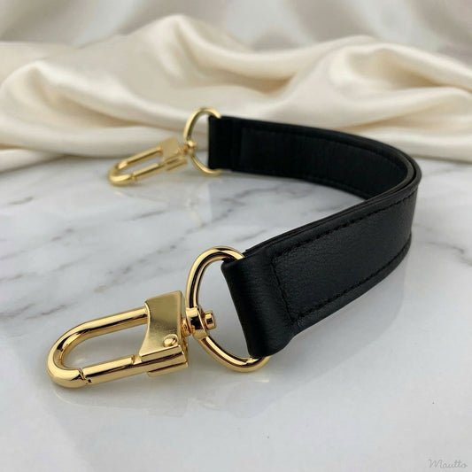 Leather Top Handle for LV Noe, Neo, Odeon & more - 12 inch Length, 1 inch (25mm) Wide - No Rivets - Modern Colors Collection