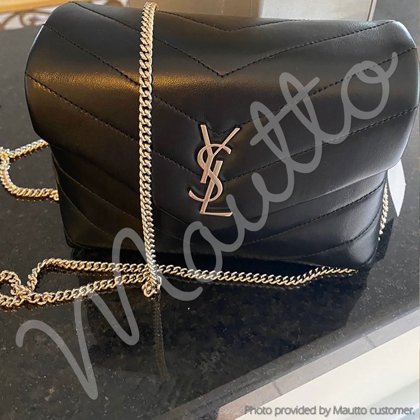 Mini Classic Curb Chain, Gold-tone Finish - 1/4 inch (6mm) Petite Luxury Chain Strap - Handle to Crossbody - Bandolier Phone Strap