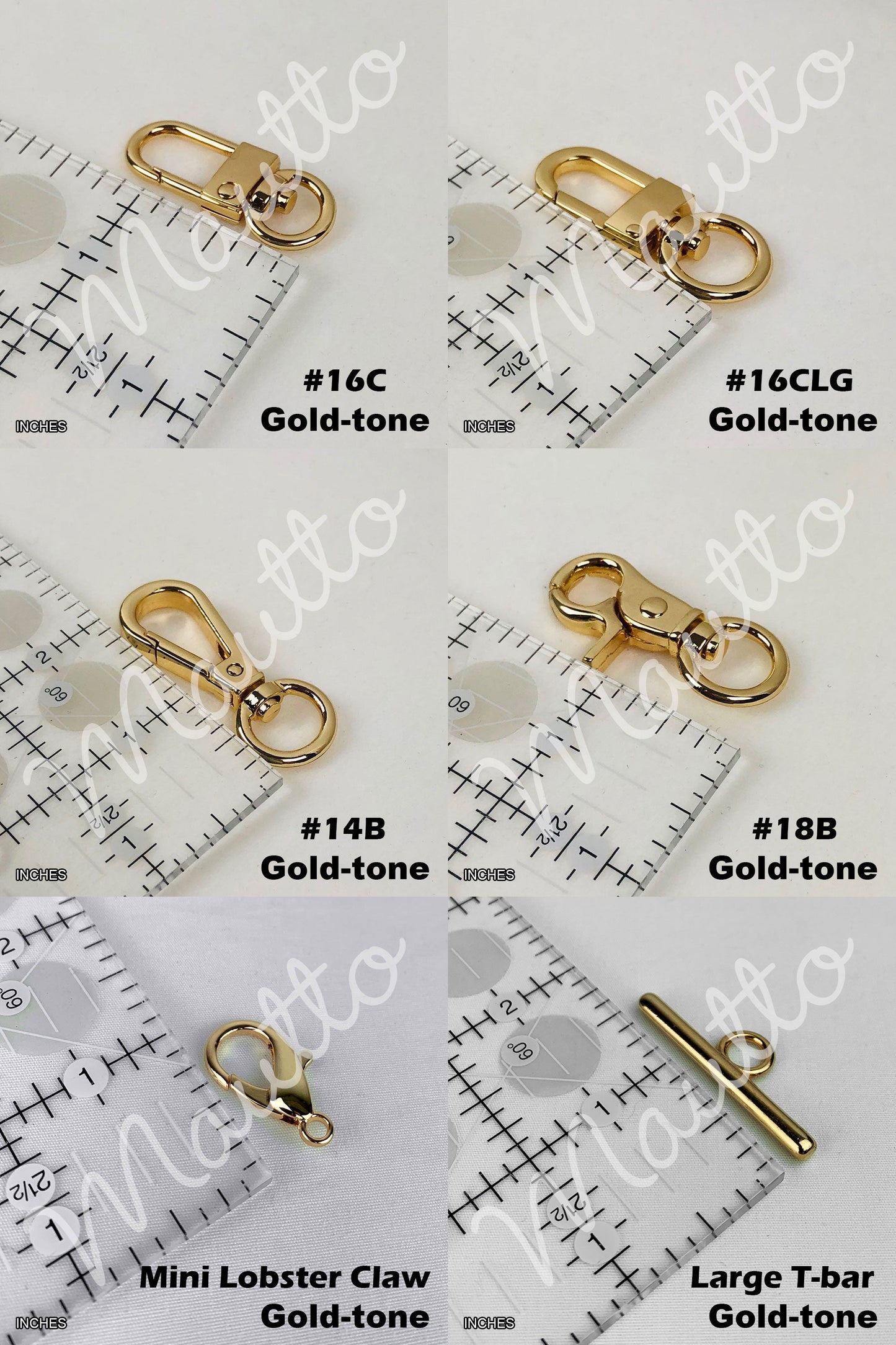 Thick Fancy Link Curb Chain with Diamond Cut Accents, Gold-tone Finish - 3/8 inch (9mm) Wide Luxury Chain Strap - Handle to Crossbody Lengths