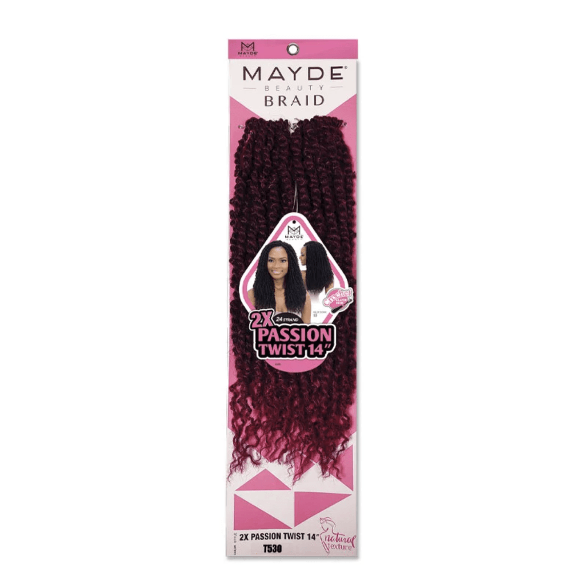 Mayde Beauty Braid 2X Passion Twist 18"