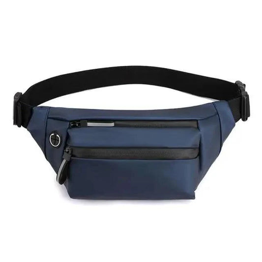 Men Blue Waterproof Belt Bag Fashion Chest Pack New Design High Quality Outdoor Sports Fanny Pack Men's Travel Shoulder Bags