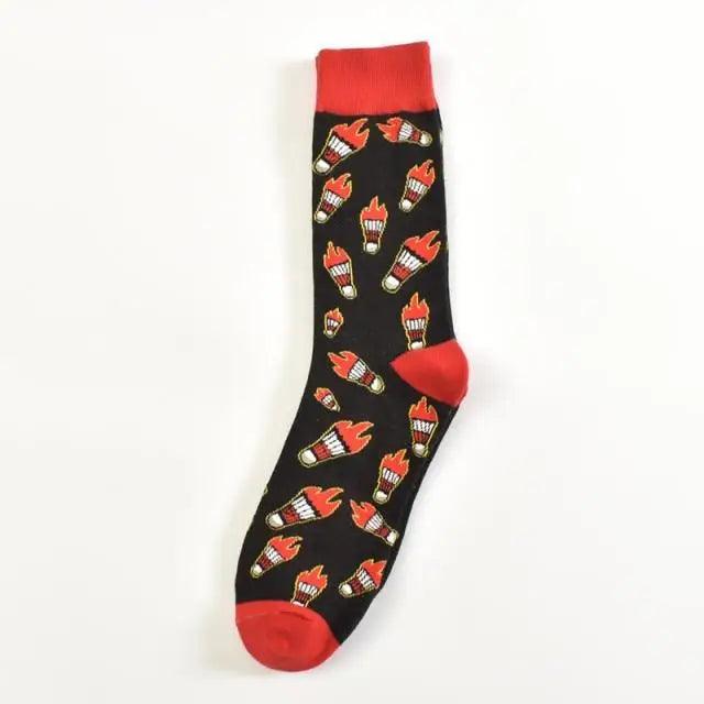 Men Cotton Socks Gradient Color Summer Style Long Wedding Sock Men  Knee High Business Socks Man Socks Men's Ladies Novelty Bright Colorful Patterned Cotton Socks