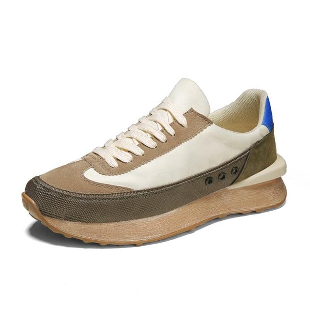 Men Fashion Platform Sneakers Outdoor Non-slip Breathable Shoes New Trend Wild Casual Comfortable Shoes Fashion Sneakers Breathable Comfort Walking Shoes For Mens