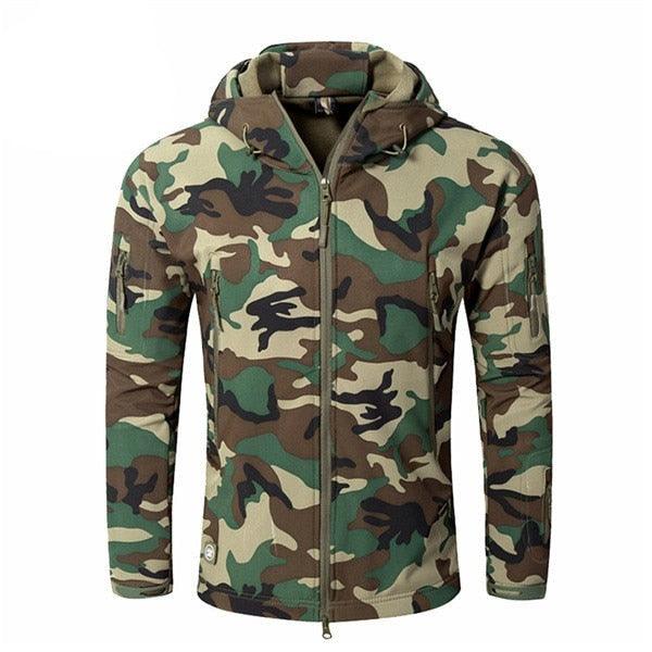 Tactical Water Resistant Jacket Waterproof Windbreaker Hooded