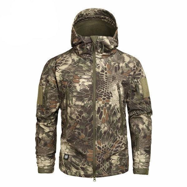 Tactical Water Resistant Jacket Waterproof Windbreaker Hooded