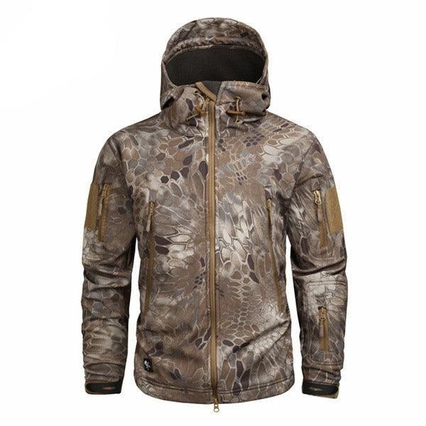Tactical Water Resistant Jacket Waterproof Windbreaker Hooded