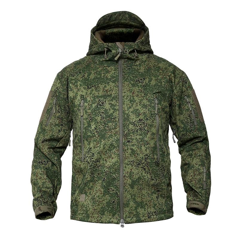 Tactical Water Resistant Jacket Waterproof Windbreaker Hooded