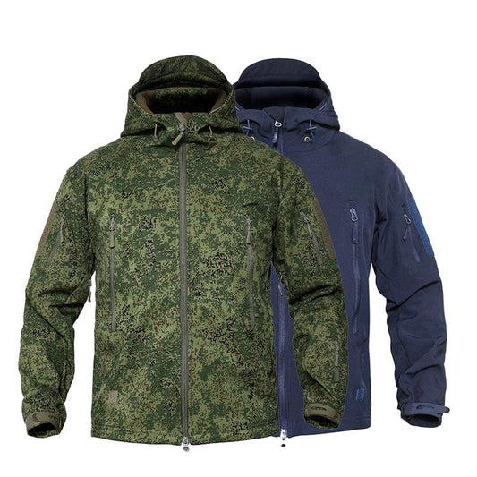 Tactical Water Resistant Jacket Waterproof Windbreaker Hooded