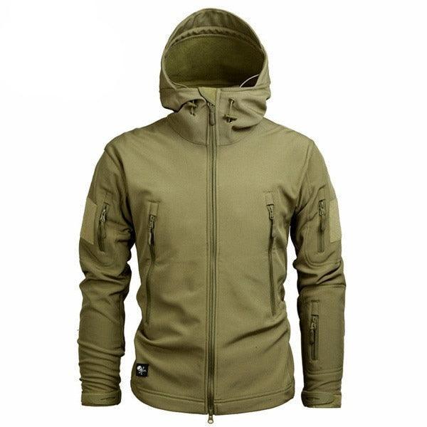 Tactical Water Resistant Jacket Waterproof Windbreaker Hooded