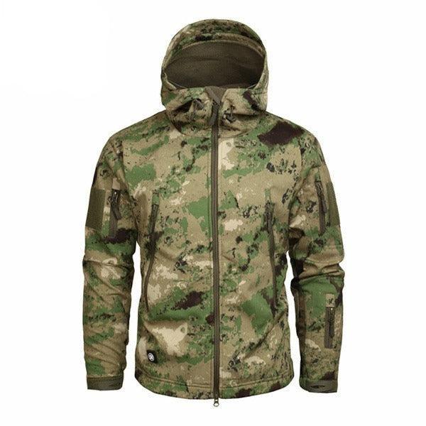 Tactical Water Resistant Jacket Waterproof Windbreaker Hooded