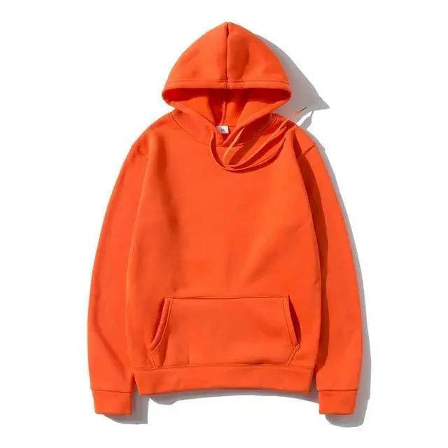 Hoodies Sweatshirts Fashion Solid Color Red Black Gray Pink Hoodie Fleece Winter Sports Casual Loose