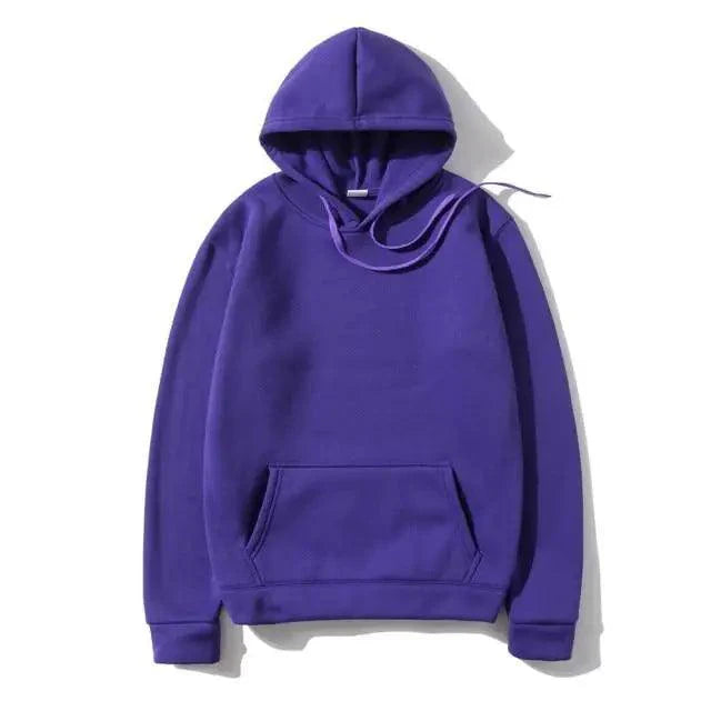 Hoodies Sweatshirts Fashion Solid Color Red Black Gray Pink Hoodie Fleece Winter Sports Casual Loose