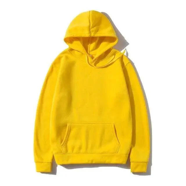 Hoodies Sweatshirts Fashion Solid Color Red Black Gray Pink Hoodie Fleece Winter Sports Casual Loose