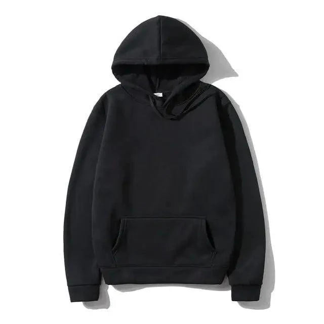Hoodies Sweatshirts Fashion Solid Color Red Black Gray Pink Hoodie Fleece Winter Sports Casual Loose